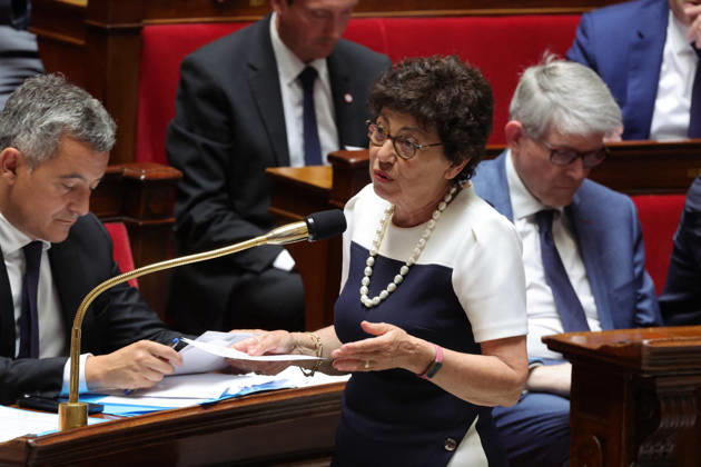 Questions to the Government Session - Paris French Minister of the Ecological transition Monique Barbut seen here during a session of Questions to the Government at the French National Assembly in Paris, France on May 26th, 2026. Photo by Henri Szwarc ABACAPRESS.COM Paris France  Copyright: xSzwarcxHenri ABACAx