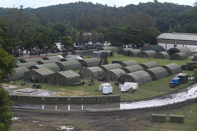 UN to assess whether the Brazilian Navy Marine Corps remains at the top of the global rankings for peacekeeping readiness RIO DE JANEIRO, BRAZIL, MAY 26 : A view of the Brazilian Army forces training as in the coming days, the UN will assess whether the Brazilian Navy Marine Corps remains at the top of the global rankings for peacekeeping readiness in Rio de Janeiro, Brazil on May 26, 2026. The Brazilian Navy Marine Corps undergoes rigorous inspections by the UN (United Nations) to certify and recertify elite troops at the highest level. The most recent operational assessment, held at the Ilha do Governador Naval Complex, involved more than 500 military personnel, bomb disposal robots, drones, armored vehicles, and machine guns in combat a Copyright: x2026xAnadoluxFabioxTeixeirax