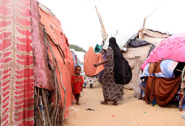 Camps turn into permanent settlements amid ongoing crisis in Somalia MOGADISHU, SOMALIA - MAY 26: A view of tents as millions of people living in camps that have gradually turned into permanent settlements, where they continue to face difficult living conditions amid insecurity, conflict and drought in the capital Mogadishu, Somalia, on May 26, 2026. Metin Yuksel Kaya Anadolu Mogadishu Somalia. Editorial use only. Please get in touch for any other usage.  Copyright: x2026xAnadoluxMetinxYukselxKayax