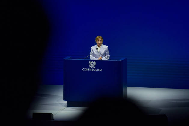 May 26, 2026, Rome, Rome, Italy: President of the Council of Ministers Giorgia Meloni speaks during the Confindustria Annual Assembly in Rome on May 26, 2026 Rome Italy  - ZUMAn299 20260526_zip_n299_013 Copyright: xVincenzoxNuzzolesex