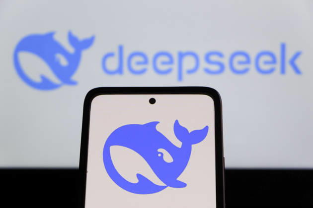 May 27, 2026, Indonesia: In this photo illustration, the China Artificial Intelligence Deepseek logo is displayed on a smartphone and in the background. Indonesia  - ZUMAs197 20260527_aaa_s197_002 Copyright: xAlgixFebrixSugitax