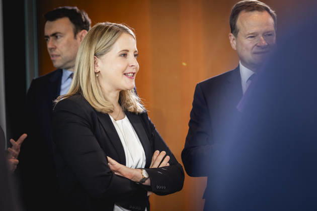 Verena Hubertz (SPD), Bundesministerin fuer Wohnen, Stadtentwicklung und Bauwesen, aufgenommen im Rahmen einer Kabinettssitzung in Berlin, 27.05.2026. Berlin Deutschland Copyright: xJulianexSonntagx