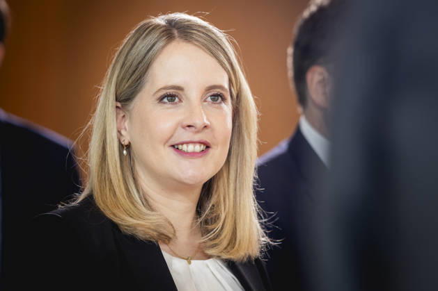 Verena Hubertz (SPD), Bundesministerin fuer Wohnen, Stadtentwicklung und Bauwesen, aufgenommen im Rahmen einer Kabinettssitzung in Berlin, 27.05.2026. Berlin Deutschland Copyright: xJulianexSonntagx