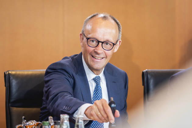 Friedrich Merz (CDU), Bundeskanzler, aufgenommen im Rahmen einer Kabinettssitzung in Berlin, 27.05.2026. Berlin Deutschland Copyright: xJulianexSonntagx