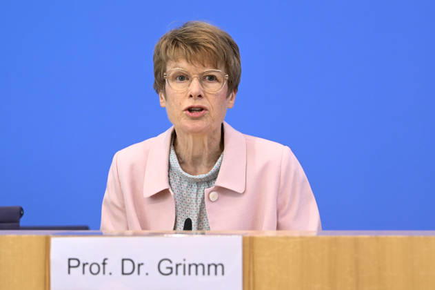ABB BPK-GUTACHTEN - Prof. Dr. Veronika Grimm Bericht zum Thema Vorstellung des Fruehjahrsgutachten 2026-Sachverstaendigenrat zur Begutachtung der gesamtwirtschaftlichen Entwicklung auf der BPK Bundespressekonferenz in Berlin am 27.05.2026 Berlin Deutschland