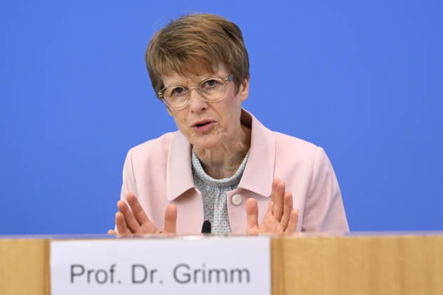 ABB BPK-GUTACHTEN - Prof. Dr. Veronika Grimm Bericht zum Thema Vorstellung des Fruehjahrsgutachten 2026-Sachverstaendigenrat zur Begutachtung der gesamtwirtschaftlichen Entwicklung auf der BPK Bundespressekonferenz in Berlin am 27.05.2026 Berlin Deutschland