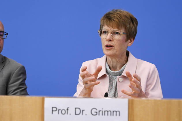 ABB BPK-GUTACHTEN - Prof. Dr. Veronika Grimm Bericht zum Thema Vorstellung des Fruehjahrsgutachten 2026-Sachverstaendigenrat zur Begutachtung der gesamtwirtschaftlichen Entwicklung auf der BPK Bundespressekonferenz in Berlin am 27.05.2026 Berlin Deutschland