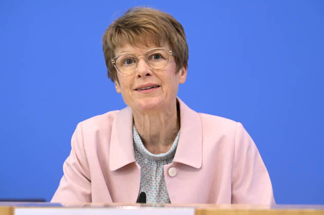 ABB BPK-GUTACHTEN - Prof. Dr. Veronika Grimm Bericht zum Thema Vorstellung des Fruehjahrsgutachten 2026-Sachverstaendigenrat zur Begutachtung der gesamtwirtschaftlichen Entwicklung auf der BPK Bundespressekonferenz in Berlin am 27.05.2026 Berlin Deutschland