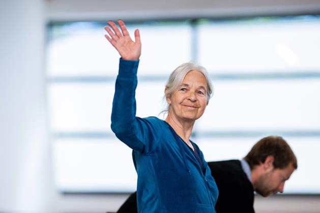 27.05.2026 - Urteilsverkündung beim Prozess gegen Daniela Klette: Der mutmaßlichen RAF-Terroristin wird versuchter Mord und die Beteiligung an bewaffneten Raubüberfällen vorgeworfen, die in einer umgebauten Reithalle vor dem Landgericht Verden (Aller) in Niedersachsen verhandelt wird. Die Staatsanwaltschaft fordert 15 Jahre Haft. ,