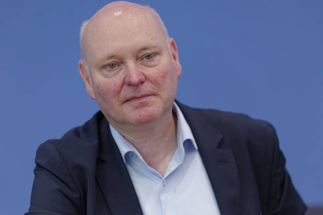 Wirtschaftsweise stellen Frühjahrsgutachten vor 2026-05-27 Deutschland, Berlin Bundespressekonferenz: Der Sachverständigenrat zur Begutachtung der gesamtwirtschaftlichen Entwicklung präsentiert sein Frühjahrsgutachten 2026. Im Bild Prof. Dr. Achim Truger.