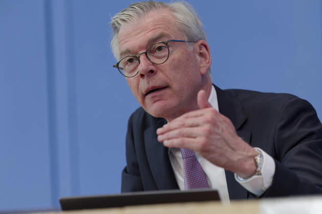 Wirtschaftsweise stellen Frühjahrsgutachten vor 2026-05-27 Deutschland, Berlin Bundespressekonferenz: Der Sachverständigenrat zur Begutachtung der gesamtwirtschaftlichen Entwicklung präsentiert sein Frühjahrsgutachten 2026. Im Bild Prof. Dr. Martin Werding.