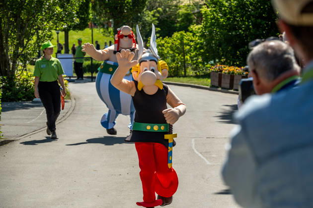 Eröffnung des neuen Themenbereichs Idefix Abenteuerland im Freizeitpark Belantis bei Leipzig. Der familienorientierte Erlebnisbereich rund um die bekannten Asterix-Figuren ist Teil der geplanten Weiterentwicklung des Parks zum zukünftigen Asterix-Park Deutschland. Eröffnung Idefix Abenteuerland