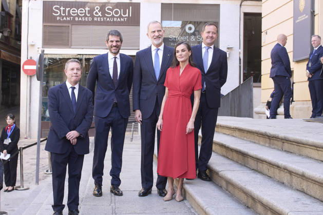 27-05-2026 Madrid Queen Letizia and King Felipe during the Merit fine arts 2024 gold medals ceremony at the Cathedral Primada de Santa Maria in Toledo, Castilla-La Mancha No Spain Â  Copyright: xPPEx