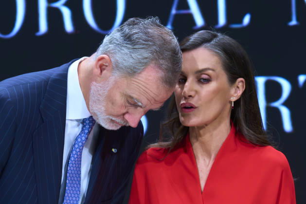 27-05-2026 Madrid Queen Letizia and King Felipe during the Merit fine arts 2024 gold medals ceremony at the Cathedral Primada de Santa Maria in Toledo, Castilla-La Mancha No Spain Â  Copyright: xPPEx