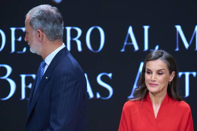 27-05-2026 Madrid Queen Letizia and King Felipe during the Merit fine arts 2024 gold medals ceremony at the Cathedral Primada de Santa Maria in Toledo, Castilla-La Mancha No Spain Â  Copyright: xPPEx