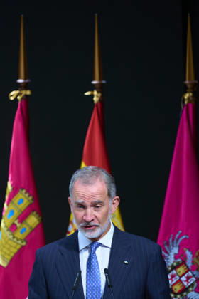 27-05-2026 Madrid King Felipe during the Merit fine arts 2024 gold medals ceremony at the Cathedral Primada de Santa Maria in Toledo, Castilla-La Mancha No Spain Â  Copyright: xPPEx