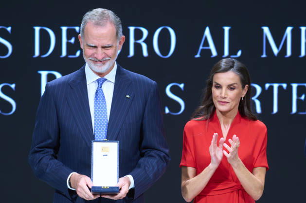 27-05-2026 Madrid Queen Letizia and King Felipe during the Merit fine arts 2024 gold medals ceremony at the Cathedral Primada de Santa Maria in Toledo, Castilla-La Mancha No Spain Â  Copyright: xPPEx