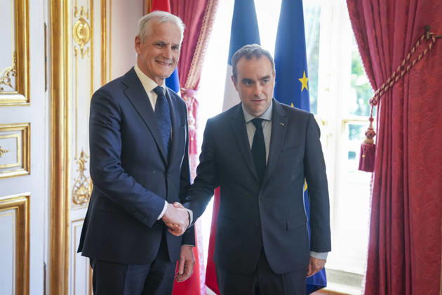 Store moter Frankrikes president Emmanuel Macron i Paris. Paris, Frankrike 20260527. Statsminister Jonas Gahr Store moter Frankrikes statsminister SÃ bastien Lecornu i Paris onsdag ettermiddag. Foto: Ole Berg-Rusten NTB Paris Frankrike hMjl0Q7JMPA EDITORIAL USE ONLY Ref:_POLhMjl0Q7JMPA.jpg Copyright: xOlexBerg-Rustenx xNTBx
