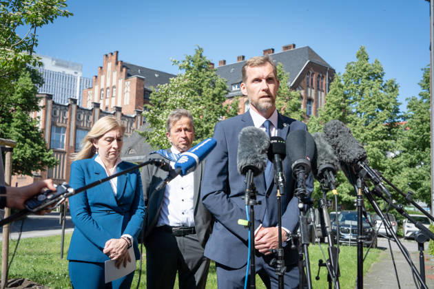 Bundesgesundheitsministerin, Nina Warken, Vorstandsvorsitzender, Charité, Heyo K. Kroemer Berlin, Pressestatement, Bundesgesundheitsministerin, Nina Warken, Vorstandsvorsitzender, Charité, Heyo K. Kroemer, Charité, Campus Mitte Berlin Berlin GER