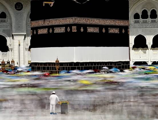 More than 1.7 million Muslims become pilgrims MECCA, SAUDI ARABIA - MAY 27: More than 1.7 million Muslims complete the Hajj and become pilgrims on the first day of the Eid al-Adha in Mecca, Saudi Arabia on May 27, 2026. Ali Atmaca Anadolu Mecca Saudi Arabia. Editorial use only. Please get in touch for any other usage.  Copyright: x2026xAnadoluxAlixAtmacax