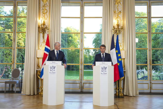 Store moter Frankrikes president Emmanuel Macron i Paris. Paris, Frankrike 20260527. Statsminister Jonas Gahr Store moter Frankrikes president Emmanuel Macron i Paris. Foto: Ole Berg-Rusten NTB Paris Frankrike MCdw4PtZTSs EDITORIAL USE ONLY Ref:_POLMCdw4PtZTSs.jpg Copyright: xOlexBerg-Rustenx xNTBx