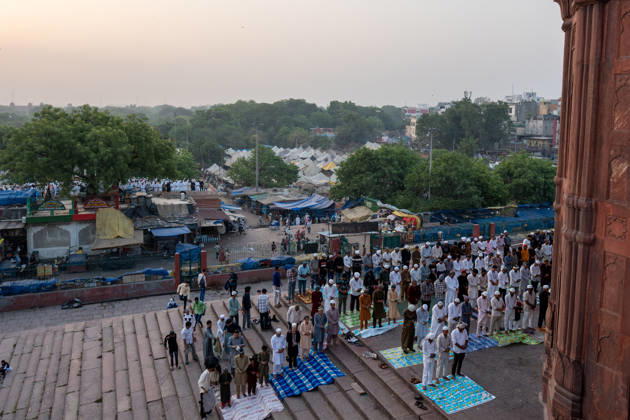 Eid al-Adha in India NEW DELHI, INDIA - MAY 28: Indian Muslims offer Eid al-Adha prayers at Jama Masjid in New Delhi, India, on May 28, 2026. Amarjeet Kumar Singh Anadolu New Delhi India. Editorial use only. Please get in touch for any other usage.  Copyright: x2026xAnadoluxAmarjeetxKumarxSinghx