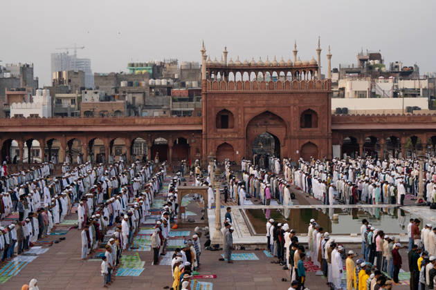 Eid al-Adha in India NEW DELHI, INDIA - MAY 28: Indian Muslims offer Eid al-Adha prayers at Jama Masjid in New Delhi, India, on May 28, 2026. Amarjeet Kumar Singh Anadolu New Delhi India. Editorial use only. Please get in touch for any other usage.  Copyright: x2026xAnadoluxAmarjeetxKumarxSinghx