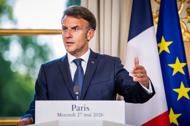 Store moter Frankrikes president Emmanuel Macron i Paris. Paris, Frankrike 20260527. Statsminister Jonas Gahr Store moter Frankrikes president Emmanuel Macron i ElysÃ e-palasset i Paris onsdag kveld. Norge inngar et atomvapensamarbeid med Frankrike og Store omtaler samarbeidet som historisk. Foto: Ole Berg-Rusten NTB Paris Frankrike 6lmKZ_I3opI EDITORIAL USE ONLY Ref:_POL6lmKZ_I3opI.jpg Copyright: xOlexBerg-Rustenx xNTBx