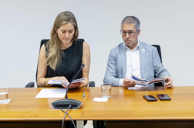 Aagesen presents the new forest fire danger index The Third Vice President and Minister for Ecological Transition and the Demographic Challenge, Sara Aagesen, during the presentation of the new forest fire danger index, at the State Meteorological Agency Aemet, on May 28, 2026, in Madrid Spain The visit of the Vice-President and Minister serves to present the operational improvements of the measurement system, designed to optimize the tasks of prevention, early warning and fire extinction before the beginning of the summer campaign in the whole national territory 28 MAY 2026 Madrid Madrid Madrid Spain  Copyright: xAlbertoxOrtegax 7556063