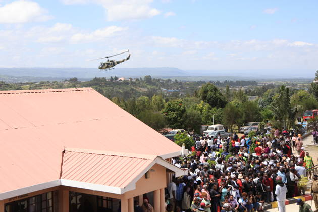 Dormitory fire in Kenya leaves 16 schoolgirls dead, 79 injured NAKURU, KENYA - MAY 28: Locals and relatives flock to the area where at least 16 schoolgirls were killed and 79 others injured after a devastating overnight fire swept through a dormitory at Utumishi Girls Academy in Nakuru, Kenya on May 28, 2026. Emergency services were deployed in the area. Lucas Mukasa Anadolu Nakuru Kenya. Editorial use only. Please get in touch for any other usage.  Copyright: x2026xAnadoluxLucasxMukasax