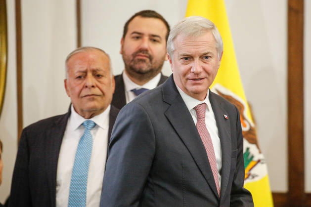 Santiago, May 28, 2026 President Jose Antonio Kast arrives at the inauguration of the High Level Meeting Santiago Regional Commitment Against Transnational Organized Crime Diego Martin Aton Chile, Aton 1159590 jpeg  Copyright: DIEGOxMARTIN ATONxCHILE