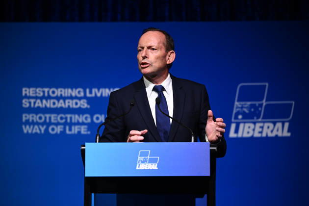 LIBERAL FEDERAL COUNCIL MEETING, Former prime minister Tony Abbott speaks after being elected as the next Federal Liberal Party president during the Liberal Party Federal Council Meeting in Melbourne, Friday, May 29, 2026. ( NO ARCHIVING MELBOURNE VICTORIA AUSTRALIA  Copyright: xJOELxCARRETTx 20260529147888574690