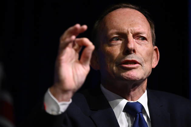 LIBERAL FEDERAL COUNCIL MEETING, Former prime minister Tony Abbott speaks after being elected as the next Federal Liberal Party president during the Liberal Party Federal Council Meeting in Melbourne, Friday, May 29, 2026. ( NO ARCHIVING MELBOURNE VICTORIA AUSTRALIA  Copyright: xJOELxCARRETTx 20260529112710788671