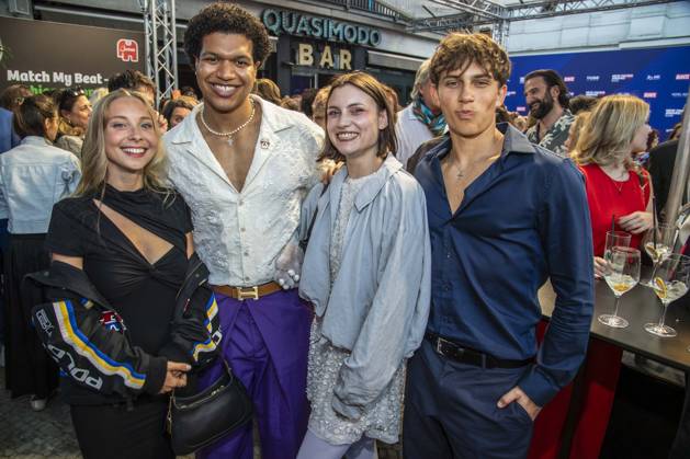 ABB NEWFACES- Julie Deluz, Jamal Salamone, Rachel Degen, Alison Kuhn und Alison Kuhn zu Gast auf der Party bei der Verleihung der Bunte New Faces Award Film im Delphi Filmpalast am Zoo am 28.05.2026 in Berlin Berlin Deutschland