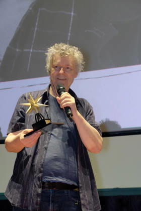Michel Gondry At Masterclass - Turin French director Michel Gondry holds a masterclass at Cinema Massimo in Turin, Italy, on May 28, 2026, in dialogue with National Cinema Museum director Carlo Chatrian, reviewing his eclectic career and receiving the Stella della Mole award in recognition of his important and fundamental contribution to the art of filmmaking, while also introducing the screening of the film Microbo&Gasolina. Photo by Costantino Sergi IPA ABACAPRESS.COM Torino Torino  Copyright: xIPA ABACAx