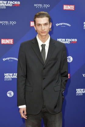 Stanley Barna bei der Verleihung der Bunte New Faces Awards Film 2026 im Delphi Filmpalast. Berlin, 28.05.2026