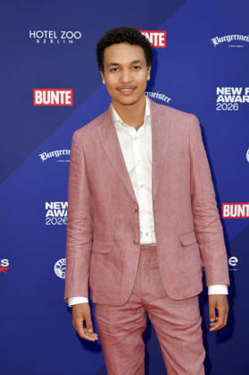 Joshua Kantara bei der Verleihung der Bunte New Faces Awards Film 2026 im Delphi Filmpalast. Berlin, 28.05.2026