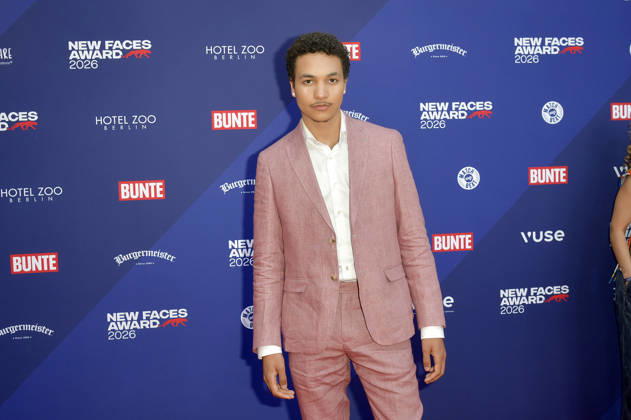 Joshua Kantara bei der Verleihung der Bunte New Faces Awards Film 2026 im Delphi Filmpalast. Berlin, 28.05.2026