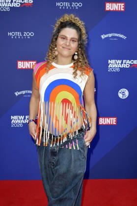 Christina Schindler bei der Verleihung der Bunte New Faces Awards Film 2026 im Delphi Filmpalast. Berlin, 28.05.2026