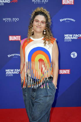 Christina Schindler bei der Verleihung der Bunte New Faces Awards Film 2026 im Delphi Filmpalast. Berlin, 28.05.2026