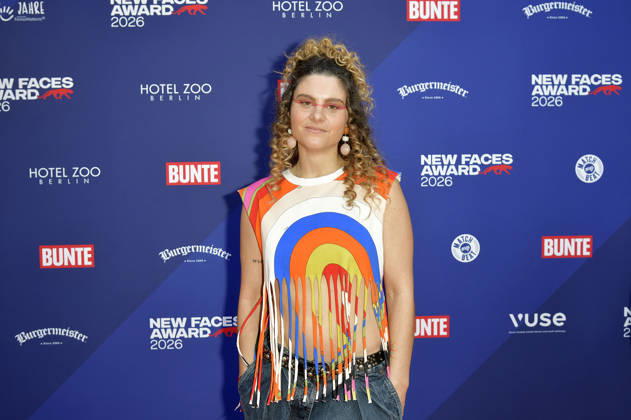 Christina Schindler bei der Verleihung der Bunte New Faces Awards Film 2026 im Delphi Filmpalast. Berlin, 28.05.2026