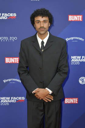 Langston Uibel bei der Verleihung der Bunte New Faces Awards Film 2026 im Delphi Filmpalast. Berlin, 28.05.2026