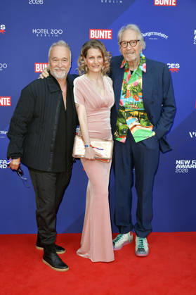 Thomas Darchinger, Anja Schöne und Reiner Schöne bei der Verleihung der Bunte New Faces Awards Film 2026 im Delphi Filmpalast. Berlin, 28.05.2026