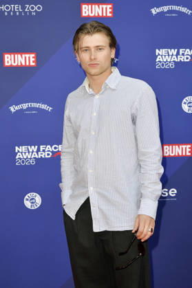 Paul Sundheim bei der Verleihung der Bunte New Faces Awards Film 2026 im Delphi Filmpalast. Berlin, 28.05.2026
