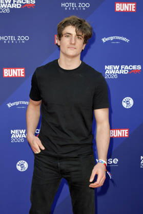 Amin Baahmed bei der Verleihung der Bunte New Faces Awards Film 2026 im Delphi Filmpalast. Berlin, 28.05.2026