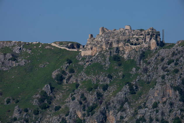 File : Beaufort Castle in South Lebanon File photo of forteresse of Beaufort or Belfort Castle, known also locally as Qal at al-Shaqif, a Crusader fortress in Nabatieh Governorate, Southern Lebanon, seen on April 25, 2026. Photo by Ammar Abd Rabbo ABACAPRESS.COM  Copyright: xAbdxRabboxAmmar ABACAx
