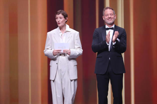 DEUTSCHER FILMPREIS 2026 - SHOW Vicky Krieps und Florian Gallenberger bei der Verleihung DEUTSCHER FILMPREIS 2026 in Berlin Copyright: xEventpressxFuhrx