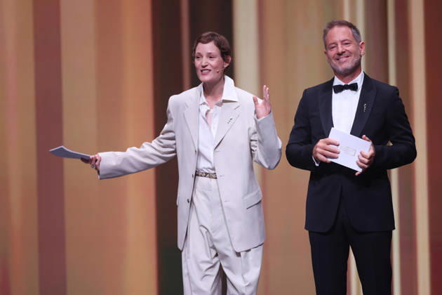 DEUTSCHER FILMPREIS 2026 - SHOW Vicky Krieps und Florian Gallenberger bei der Verleihung DEUTSCHER FILMPREIS 2026 in Berlin Copyright: xEventpressxFuhrx