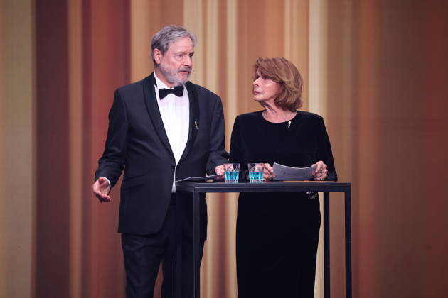 DEUTSCHER FILMPREIS 2026 - SHOW Senta Berger & Michael Wittenborn Laudatoren BESTE WEIBLICHE NEBENROLLE bei der Verleihung DEUTSCHER FILMPREIS 2026 in Berlin Copyright: xEventpressxFuhrx