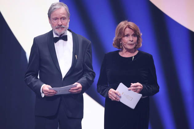 DEUTSCHER FILMPREIS 2026 - SHOW Senta Berger & Michael Wittenborn Laudatoren BESTE WEIBLICHE NEBENROLLE bei der Verleihung DEUTSCHER FILMPREIS 2026 in Berlin Copyright: xEventpressxFuhrx
